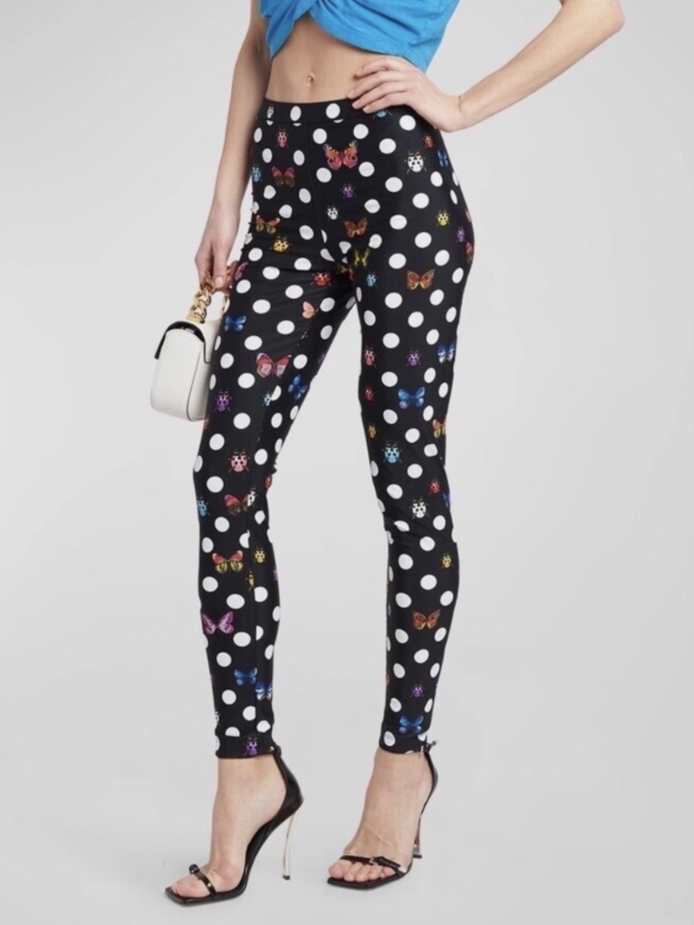 Versace x Dua Lipa Butterfly Leggings IT 42